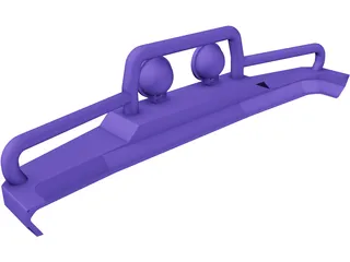 Daihatsu F70 Bumper 3D Model preview