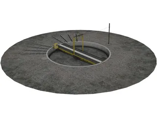 Pit Spinner 3D Model preview