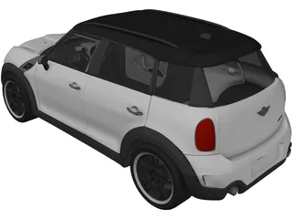 Mini Cooper Countryman 3D Model preview