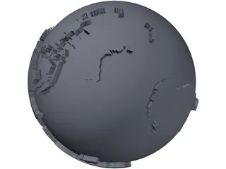 Earth 3D Model preview
