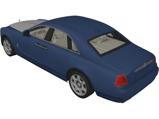 Rolls-Royce Ghost (2010) 3D Model preview