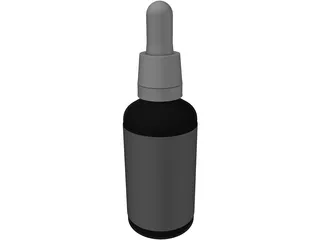 Medicine Bottle 3D Model preview