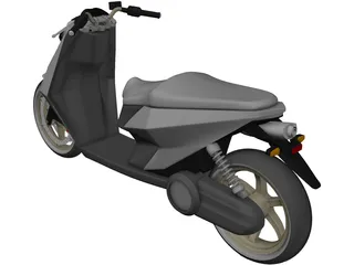 Scooter 3D Model preview