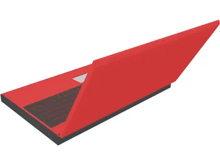 Toshiba Laptop 3D Model preview
