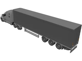 Peterbilt 379 3D Model preview