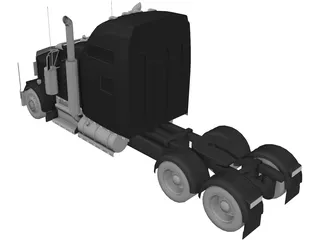 Peterbilt 379 3D Model preview
