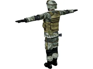 Soldier 3D Model preview