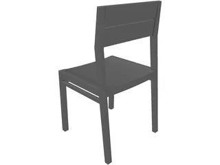 Ethnicraft EX1 Chair 3D Model preview