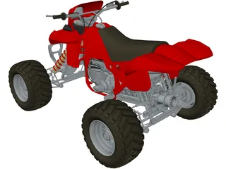 Quad 4x4 3D Model preview