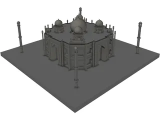 Taj Mahal 3D Model preview