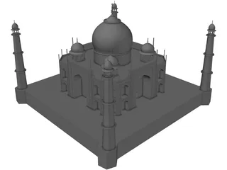 Taj Mahal 3D Model preview