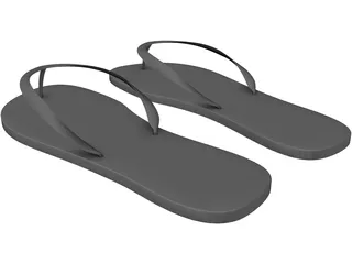 Sandals 3D Model preview