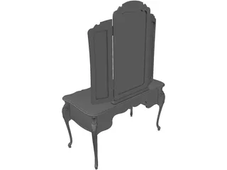 Bathroom Cabinet 3D Model preview