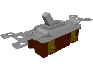 Light Switch 3D Model preview