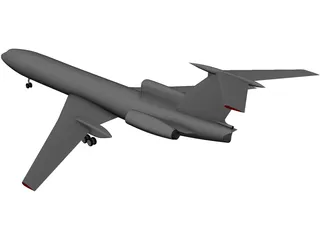 Tupolev Tu-154 3D Model preview