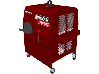 Welding Machine Lincoln Electric Precision TIG 275 3D Model preview