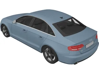 Audi A4 3D Model preview