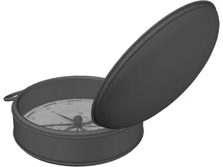 Compass 3D Model preview