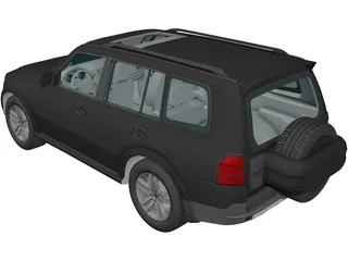 Mitsubishi Pajero 3D Model preview