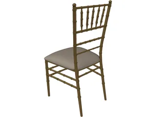 Chiavari Tiffany Chair 3D Model preview
