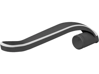 Pen Cap Clip 3D Model preview