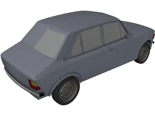 Zastava 101 3D Model preview