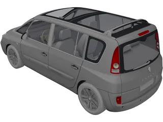 Renault Espace (2005) 3D Model preview