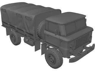 Gaz 66 3D Model preview