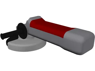 Angle Grinder 3D Model preview