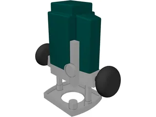 Router 3D Model preview