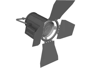 Stage Studio Light 3D Model preview