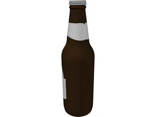 Beer Bottle 3D Model preview