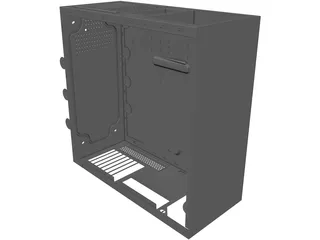Computer Tower Case 3D Model preview
