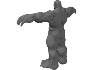 Hulk 3D Model preview
