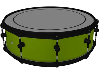 Sonor Snare Drum 3D Model preview