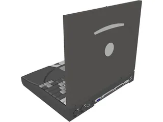 Dell Inspiron 8200 Laptop 3D Model preview