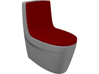 Roca Chroma Toilet 3D Model preview