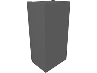 GE Refrigerator 3D Model preview
