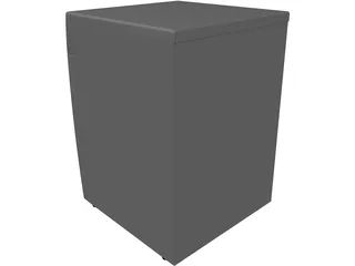GE Washer and Dryer 3D Model preview