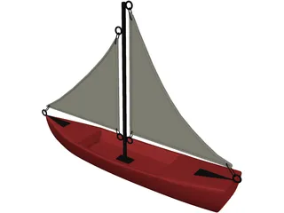 Boat 3D Model preview