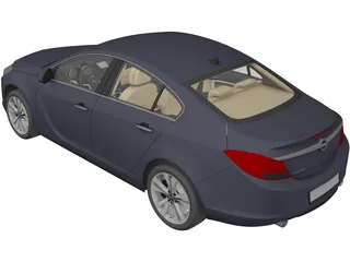 Opel Insignia 3D Model preview