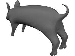 Pig 3D Model preview