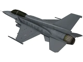 F-16 3D Model preview