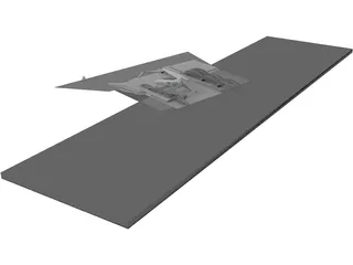 Urban Sportscentre Hamburg Germany 3D Model preview