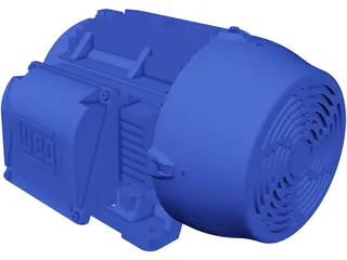 Weg Electric Motor 3D Model preview