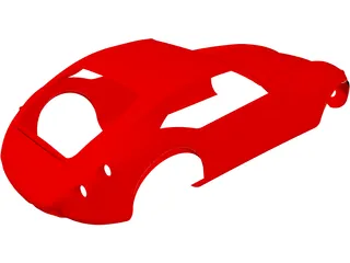 Wiesmann MF4 Body 3D Model preview