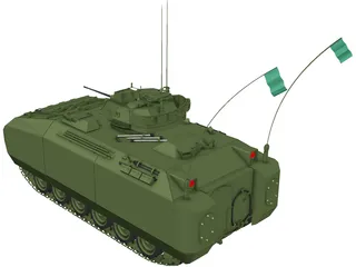 Tank Pakistan Talha 3D Model preview