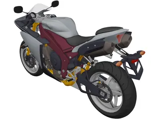 Yamaha R1 3D Model preview