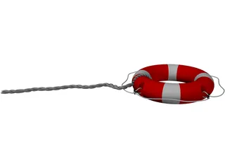 Life Buoy 3D Model preview
