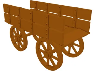 Animal Carrage 3D Model preview
